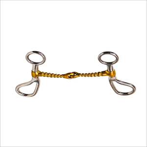 Nouvel Arrivage Mors à Cheekes Pleines en Cuivre avec Rouleau, Outil d'Entraînement Professionnel pour Chevaux - Product Image 1