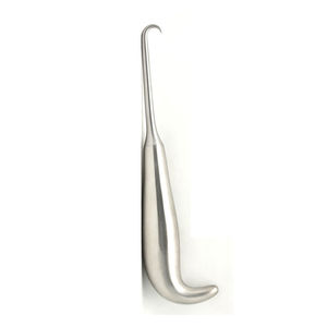 Heavy Duty Bone Hook Medic Instrument with Ergonomic Non <b>Slip</b> Handle for Reliable Use in <b>Long</b> Orthopedic Procedures - Product Image 2