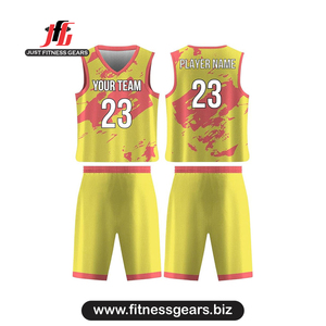 Ensemble de maillots de basket personnalisés vert sublimé, anti-transpiration, unisexe, adulte, col en V, sans manches - Product Image 3