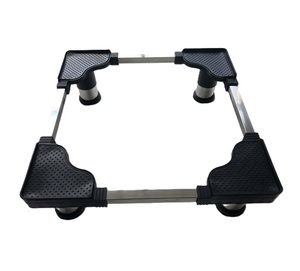 Support de base réglable noir pour réfrigérateur avec support anti-vibration - Product Image 1