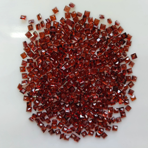 โกเมนสีแดงธรรมชาติ 2.75 มม. ทรงสี่เหลี่ยมเจียระไนแบบสเต็ปคัท คุณภาพดีที่สุด พลอยเม็ดเดี่ยวสำหรับทำเครื่องประดับ - Product Image 2