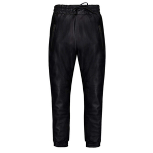 Pantalon en cuir slim fit tendance, pantalon en cuir véritable de haute qualité pour homme, pantalon en cuir de mouton au meilleur prix - Product Image 1