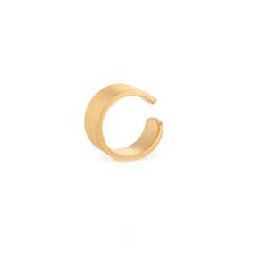 Pendiente de Oreja Plano y Ancho, Minimalista, Mini Aro para Cartílago, Joyería Fina para Uso Diario, Oro Sólido de 14K, Venta al Por Mayor - Product Image 1