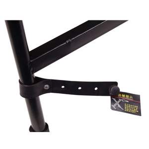 Soporte de teclado plegable profesional Glarry de un solo tubo tipo X en negro para teclados - Product Image 6