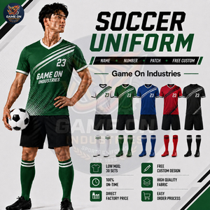 Tenue de sport respirante, imprimée par sublimation, confortable, de bonne qualité, au meilleur prix, créez votre propre uniforme de football, nouvelle arrivée - Product Image 5