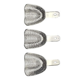 Bandejas de Impresión Dentales de Acero Inoxidable al por Mayor, Bandejas de Impresión de Alta Calidad Sin Perforaciones, Instrumentos de Laboratorio Dental de Grip Surgical - Product Image 5