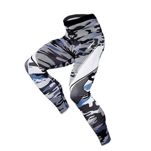 Conjunto Deportivo de Compresión Unisex con Tela Spandex, Diseño de Camuflaje, Ropa de Entrenamiento de Secado Rápido - Product Image 3