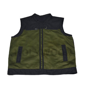 Chaleco de Cuero Negro para Motociclistas, Cierre de Botones, Estilo Occidental, Chaleco de Cuero Vacuno para Hombre, Chaleco para Motociclistas al Aire Libre - Product Image 5