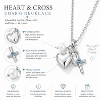 Collier avec pendentif en forme de cœur en acier inoxydable personnalisé avec breloque en perle pour commande OEM ODM de marque