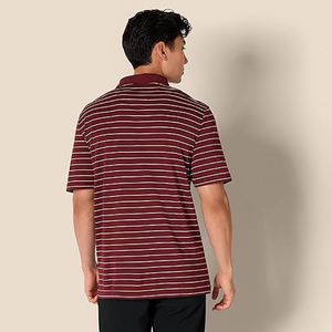 Vêtements de golf en coton tricoté, polos pour hommes, t-shirts décontractés respirants, polos de golf imprimés pour hommes avec votre propre logo - Product Image 3