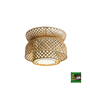 Pantalla de Lámpara de Bambú Premium, Tejida a Mano, Natural, para Techo, Rústica, para Restaurante, Hotel, Vietnam - Product Image 6