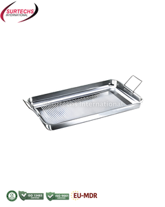 Bandeja para Instrumentos Perforada Surtechs, Acero Inoxidable 18/8, 505x305x60mm, Almacenamiento Quirúrgico - Product Image 4