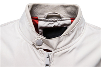 Blouson Bomber Hiver 2025 de Haute Qualité avec Poches Zippées pour Hommes et Femmes, Logo Personnalisé, Décontracté, Col Montant, Effet Délavé, Tendance Streetwear
