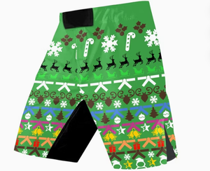 Shorts MMA imprimés samouraï pour hommes, séchage rapide, taille élastique, taille mi-haute, 100 % polyester, imprimé numérique à motifs - Product Image 6