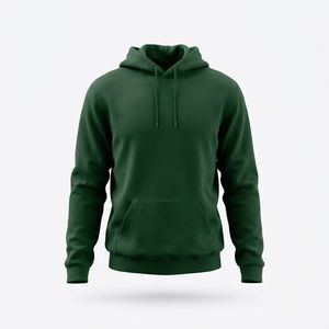 เสื้อฮู้ดโอเวอร์ไซส์แบบสวม Unisex ผ้าฝ้ายผสมขนแกะ เสื้อสเวตเชิ้ตลำลองสำหรับใส่ทุกวัน เสื้อคลุมฤดูหนาว - Product Image 1