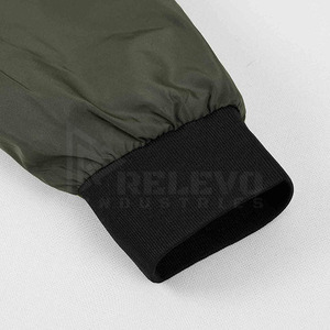 Relevo Men's Waterproof Hooded Windbreaker <b>Jacket</b> <b>Lightweight</b> Zipper Front Casual Spring Outdoor Wear - Product Image 5