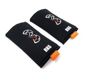 RKG Cotton Blend <b>Latex</b> <b>Glue</b> Boxing Hand Wraps Grey Built-In Handle Protective Sports Bandages Unisex Custom Made - Product Image 6