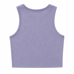 Hot Selling Womens Seamless <b>Tank</b> <b>Top</b> Short <b>Lace</b> Decorated Yoga Running Wear Solid Embroidery Made Pakistan Activewear Activewear - Product Image 5