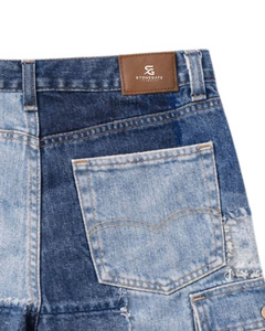 Pantalones Cortos de Mezclilla Negros Retro para Hombre, Estilo Baggy de Cintura Baja, Vaqueros de Algodón, Shorts de Gimnasio Hip Hop, Estilo Casual Urbano 2026 - Product Image 2