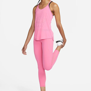 Womens Yoga Active <b>Top</b> Breathable Fitness Tank Quick Dry Gym Workout Stretch Running Training Seamless Yoga <b>Top</b> - Product Image 3