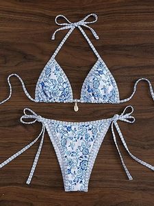 <b>Bikini</b> set for beachwear bath in the polyester fabric - Product Image 4