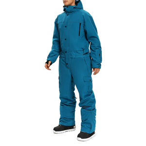 Conjunto de chaqueta y pantalones de esquí para hombre, listo para la aventura, impermeable y cortavientos, trajes de esquí de talla grande para hombres en invierno extremo. - Product Image 4