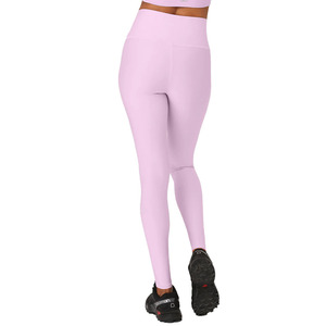 Leggings de yoga pour femmes, design personnalisé, spandex/polyester, extensibles dans quatre directions, antibactériens, avec cordon de serrage, pour l'entraînement - Product Image 3