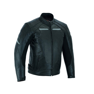 Chaqueta de Motocicleta para Hombre, Talla Grande, Transpirable, Resistente al Viento, Ligera, Ecológica, para Invierno, de Cuero de Alta Calidad - Product Image 1