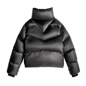 Veste d'hiver matelassée pour homme de haute qualité, respirante, imperméable, à capuche, col montant, légère, chaude et tendance - Product Image 2