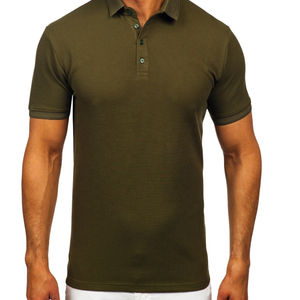 Chemises polo pour hommes respirantes, sur mesure, tissu doux de qualité supérieure, manches courtes, légères, confortables, élégantes, décontractées - Product Image 1