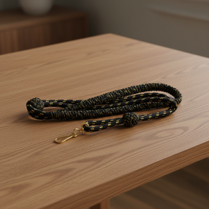 Lanière d'uniforme d'agent de sécurité personnalisée noire et dorée de qualité supérieure, accessoires promotionnels de haute qualité - Product Image 5