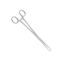 Assortiment de tenacules chirurgicaux gynécologiques Schroeder Braun 9,5 pouces en acier inoxydable à double crochet