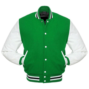 OEM DEsign 100% Breathable Cotton College Varsity <b>Jacket</b> <b>for</b> <b>Men</b> Soft Comfortable Custom Design and Logo <b>Baseball</b> Varsity <b>Jacket</b> - Product Image 1