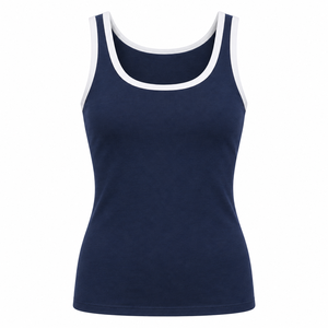 Fashionable Sleeveless Gym Running Training <b>Tank</b> <b>Top</b> For <b>Women</b> Sleeveless Cotton Gym Ribbed <b>Knitted</b> <b>Women</b> <b>Tank</b> <b>Top</b> - Product Image 2