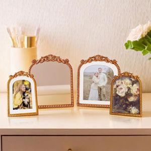 <b>4x6</b> Gold Filigree Metal Tabletop Picture <b>Frame</b> for Home Decor - Product Image 4