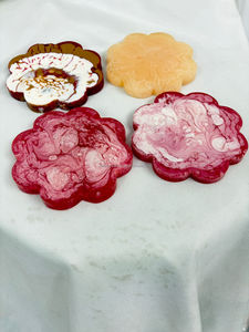 Set de table en marbre fait main, écologique, de haute qualité, style moderne, 4 pouces, couleur personnalisée, logo personnalisé, épaisseur 4 mm - Product Image 5