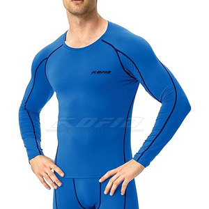 Dynamic <b>Men</b> Compression Shirt Long Sleeve <b>Stretch</b> Fitness Gym Running Athletic Base Layer Clothing - Product Image 6