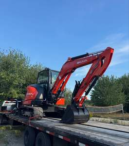 Excavadora Kubota KX057-4 2020 con Motor y Caja de Cambios, Garra, Cucharón Inclinable de 48 Pulgadas, Capacidad de 5 Toneladas, en Venta - Product Image 1