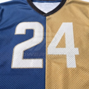 Custom Team Logo <b>Mesh</b> Football Jersey Lightweight Sports Shirt With Sublimation Print For Men Women And Youth - Product Image 4