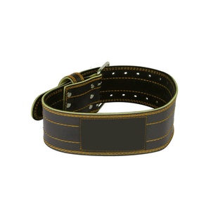 Cinturones de Levantamiento de Pesas de Cuero Personalizados al por Mayor, Cinturones de Protección Lumbar Ajustables Hechos a Medida para Gimnasio - Product Image 2