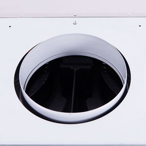 Cappa da cucina a doppio motore 900mm senza condotto, in acciaio inossidabile, con 3 velocità, filtro in vetro permanente, 2a generazione - Product Image 2