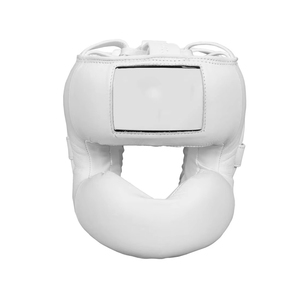 Protège-tête de boxe en cuir MMA pour adultes, impression de logo entièrement personnalisée, dernière arrivée, protège-têtes de boxe réglables et protecteurs - Product Image 1