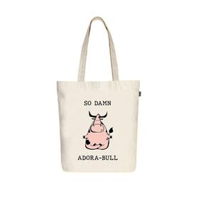 Bolsas de Lona con Logotipo Personalizado, Bolsas Ecológicas de Algodón con Asas Largas para Estudiantes Universitarias y Compras - Product Image 1