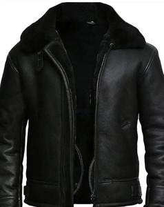 Hot Selling <b>Men</b> Clothing <b>Leather</b> <b>Jacket</b> New Fashion <b>Men</b> <b>Leather</b> <b>Jacket</b> Windproof <b>Leather</b> <b>Jacket</b> - Product Image 4