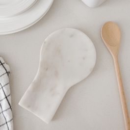 Natural Marble Spoon Rest For Cooking And <b>Baking</b> Kitchen <b>Accessories</b> With Premium Polished Surface Finish - Product Image 2