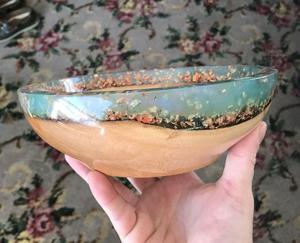 Tazón Artesanal de Resina Epoxi y Madera de Acacia, Libre de BPA, para Servir Frutas, Exhibir Bocadillos, Decoración de Hogar de Lujo - Product Image 3