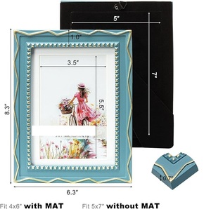 Stylish Unique Design American Resin Photo <b>Frame</b> With Multicoloured For Tabletop <b>Certificate</b> Poster And Advertising Picture - Product Image 4