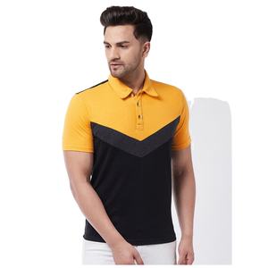 Polo de secado rápido de poliéster para hombre de manga corta informal liso de alta calidad con logotipo personalizado al por mayor - Product Image 2