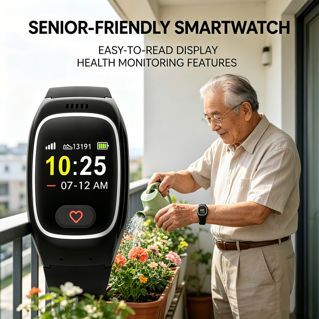 Premium Medical Reminder Elderly Gps Smart Watches 4g Smart Watch RTOS Smartwatches with Sim Card Slot and Straps
