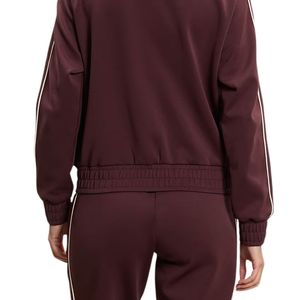 <b>Women</b>’s Sports Track <b>Jacket</b> Piping Detail Full Zip Athletic Training Outerwear Custom Teamwear Activewear for Running Workout - Product Image 4